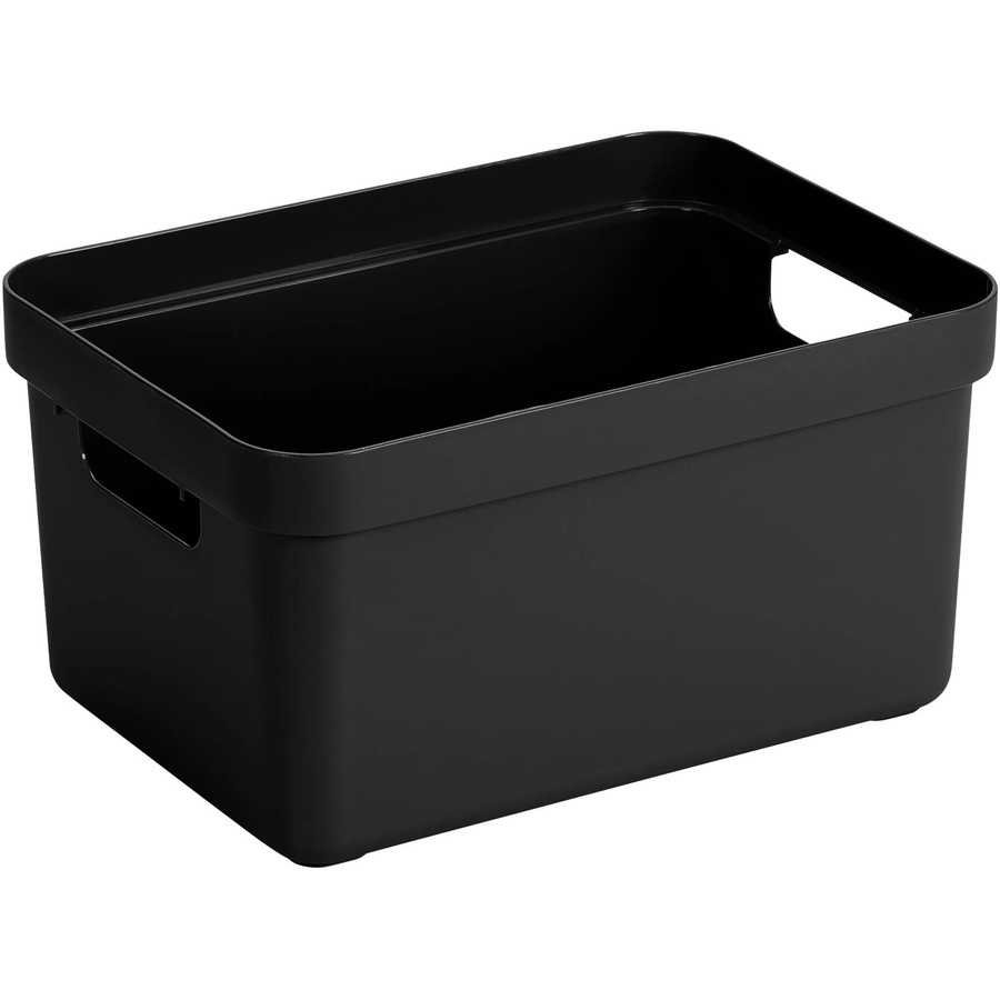 Sunware Aufbewahrungsbox Sigma Home 5, Schwarz, stapelbar mit Griffen - Bild 2