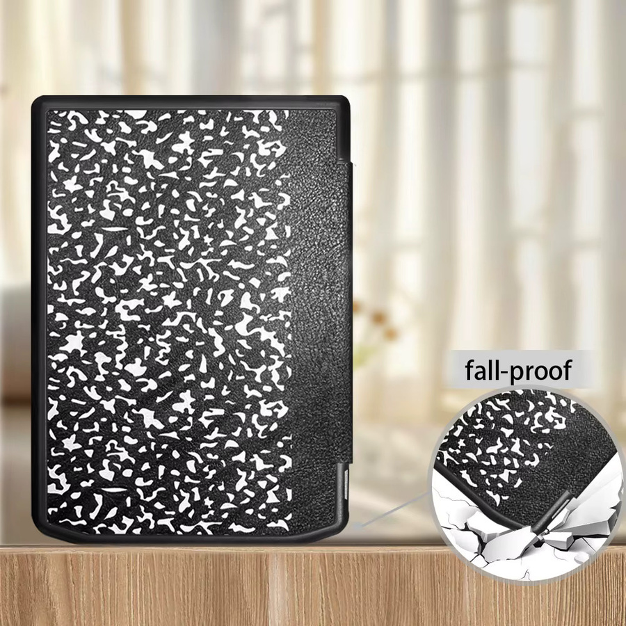 Stoßfeste Hartschalen-Schutzhülle für PocketBook Verse Lite Pro Color 6' EBook mit Handschlaufe von YOUQEEC in Blau - Bild 3