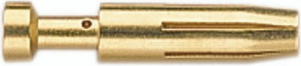 HARTING Crimpkontakt 09330006404 aus Messing mit Goldbeschichtung - Bild 1