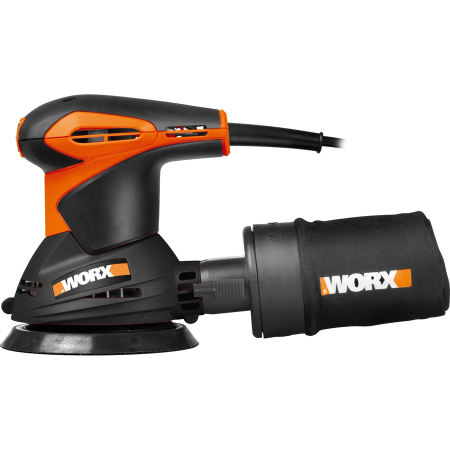 Worx Exzenterschleifer WX652.1 in Orange mit 300 W Leistung - Bild 2
