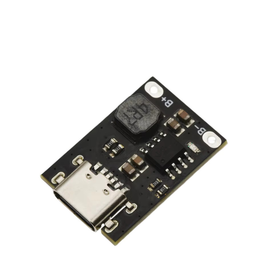LiFePO4 1S 3,6 V 2,4 A Lademodul mit USB-C-Eingang für 3,2 V Phosphat-Batterien in Schwarz - Bild 2