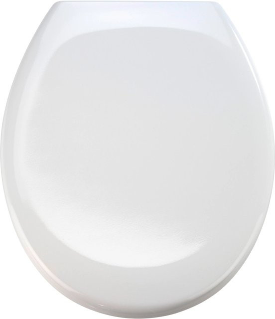 Wenko Premium WC-Sitz Ottana mit Absenkautomatik in Weiß aus Kunststoff und Edelstahl - Bild 1