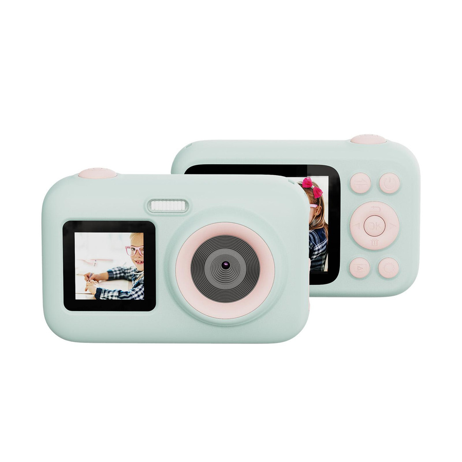 SJCAM Digitalkamera Kinderkamera 1080P 12MP HD Blau - Bild 2