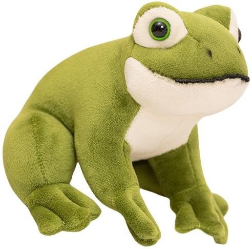 Sitzende Frosch Plüschtier, 12cm, ab 14 Jahren - Bild 1