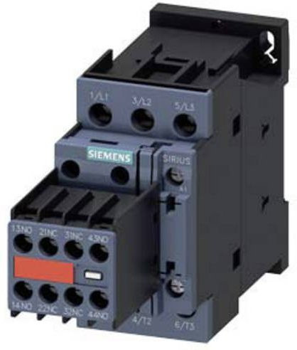 Siemens Leistungsschütz 3RT2025-1AK64-3MA0 in Grau mit 3 Schließern für 690 V/AC - Bild 1