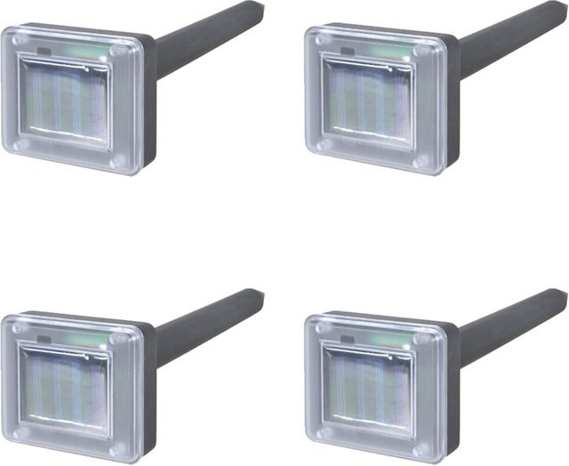 4er Set Solar-Rattenvertreiber VD Home Furnishing Rattenabwehr Mausefalle in Grau - Bild 1