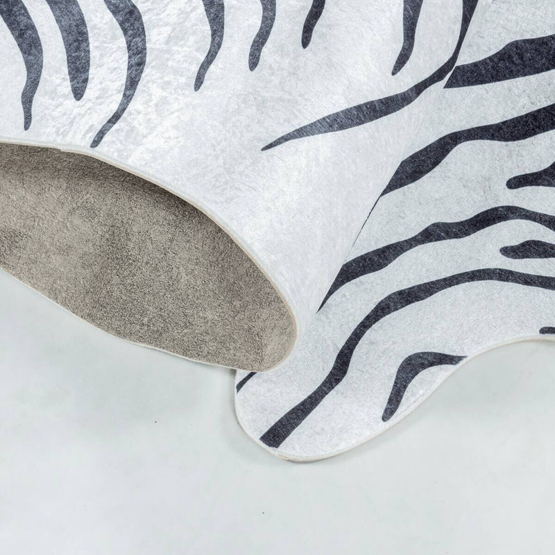 Ayyildiz Teppich ETOSHA in Schwarz, Tierfellform, B/L: 150 x 200 cm - Bild 4