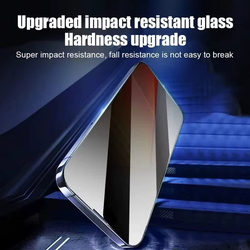 Anti Spy Displayschutzfolie für Samsung Galaxy A15 5G A16 A14 A13 A12 A06 A05 A05s A25 A23 A22 A21s mit staubfreier Installation, transparent - Bild 4