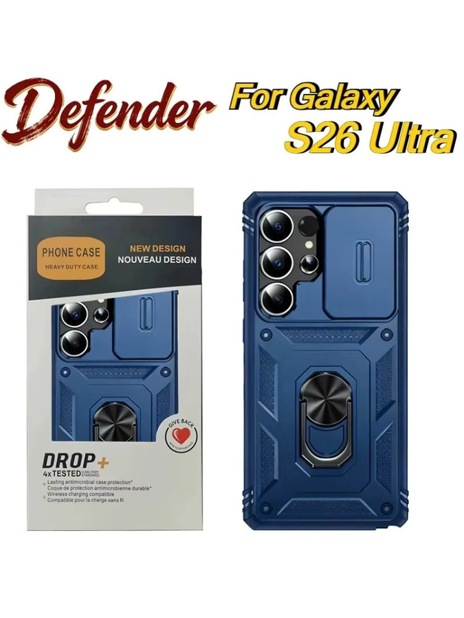 Heavy Duty Armor Defender OTT-BOX Schutzhülle für Samsung Galaxy S26 Ultra, S25 FE Edge, S24 und S23 Plus mit Ringhalter in Grün oder Blau - Bild 7