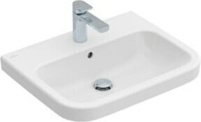 Villeroy & Boch Waschtisch Architectura aus Keramik, weiß, B/T: 60 x 47 cm, mit Überlauf und 1 Hahnloch - Bild 1