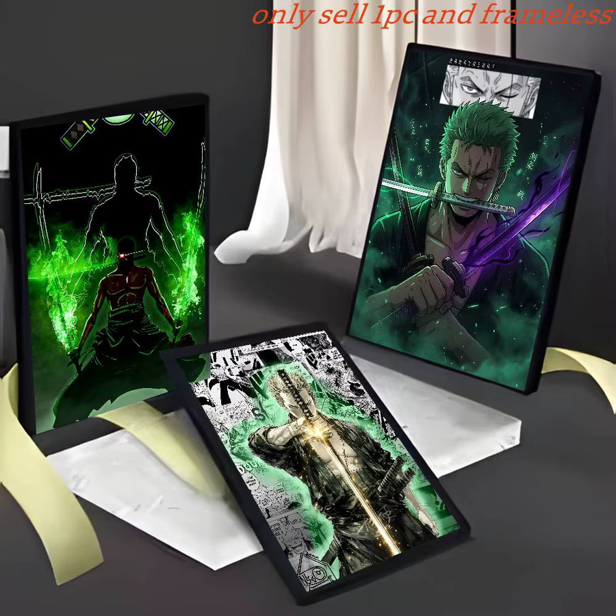 One Piece Zoro Dark King Poster von Bandai, wasserfestes Wandposter in Mehrfarben, rechteckig - Bild 2