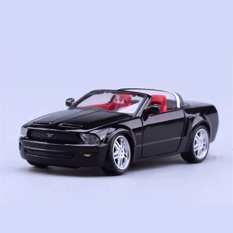 Maisto Ford Mustang GT Roadster, Sportwagen Modell, 1:24, Metall, Schwarz - Bild 2