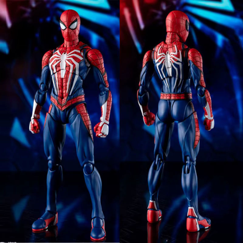 Sony Spider-Man PS4 Actionfigur Peter Parker Statue in Rot aus Kunststoff - Bild 2