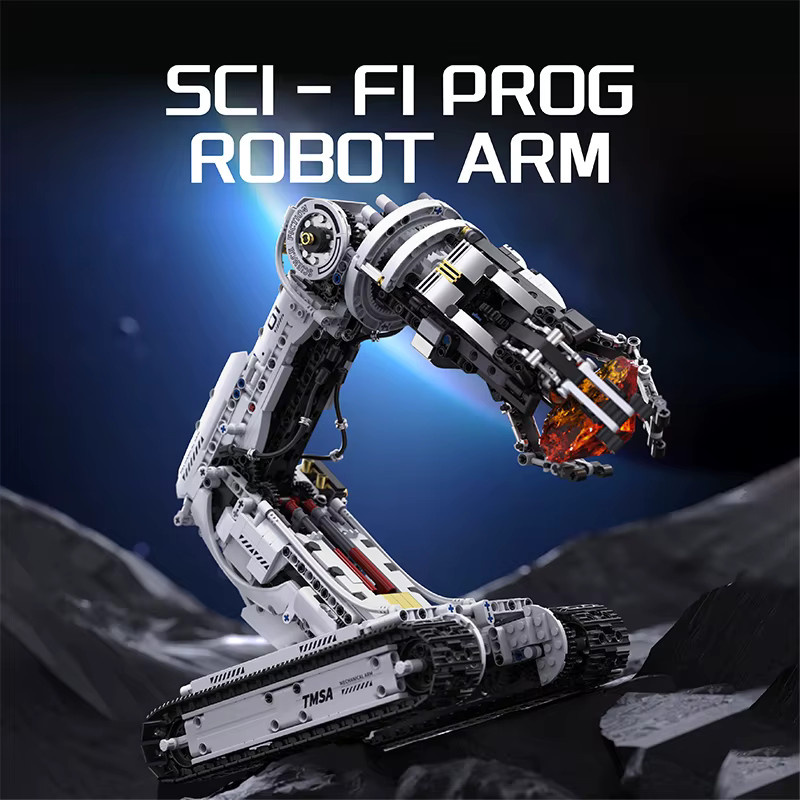 FINGERROCK Programmierbarer Roboterarm, Baukasten, Weltraum, 1512 Teile, ab 8 Jahren - Bild 2