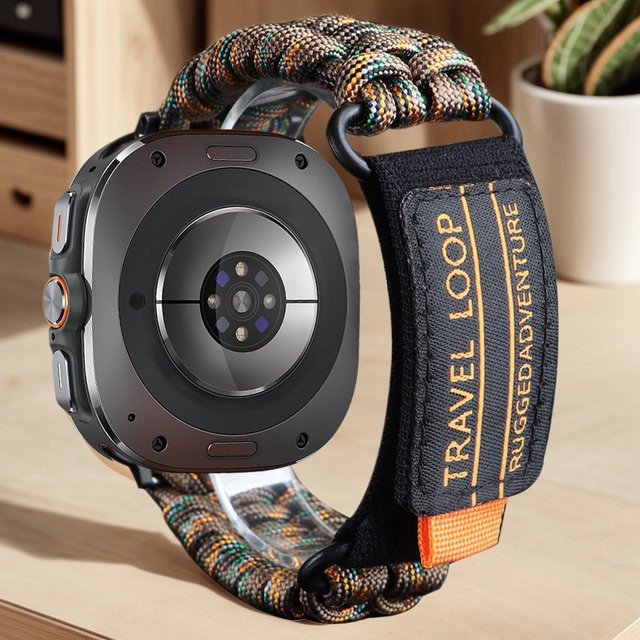 Samsung Uhrenarmband, Textil/NATO, Schwarz, Unisex - Bild 1