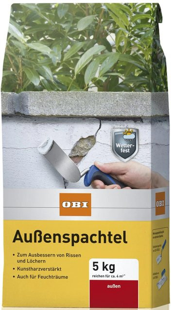 OBI Außenspachtel aus Kunstharz in Weiß, 5 kg - Bild 1