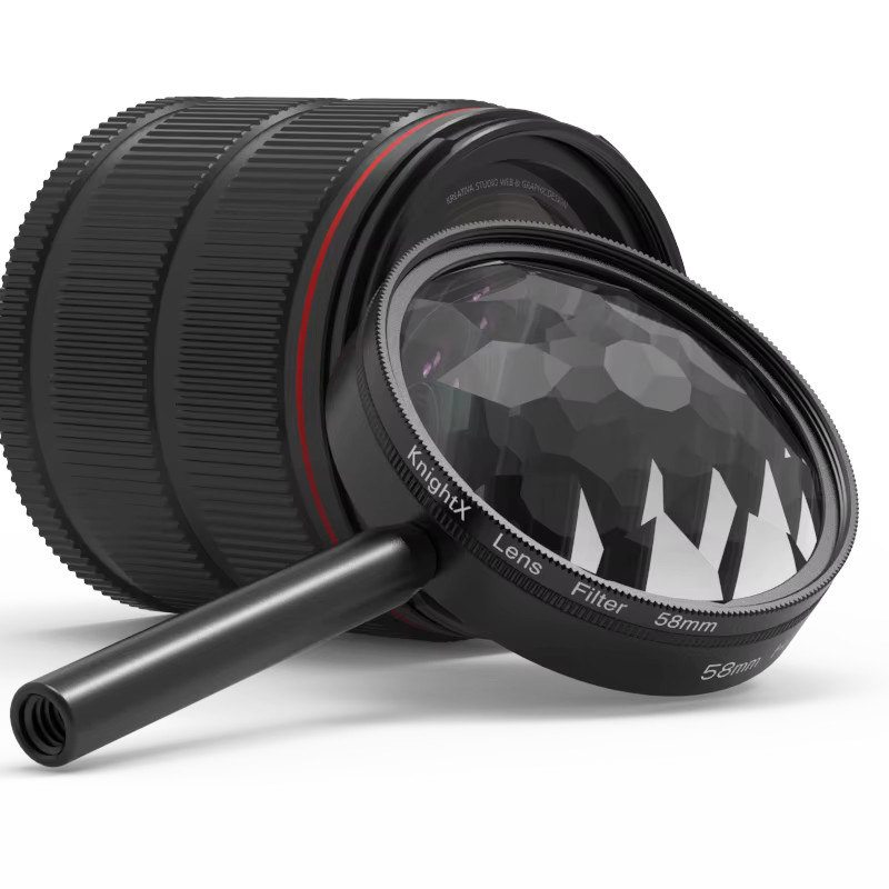 KnightX Prismenfilter für DSLR Kamera mit Blur und Spezialeffekten wie Stern und Kaleidoskop als Fotografie Zubehör - Bild 4