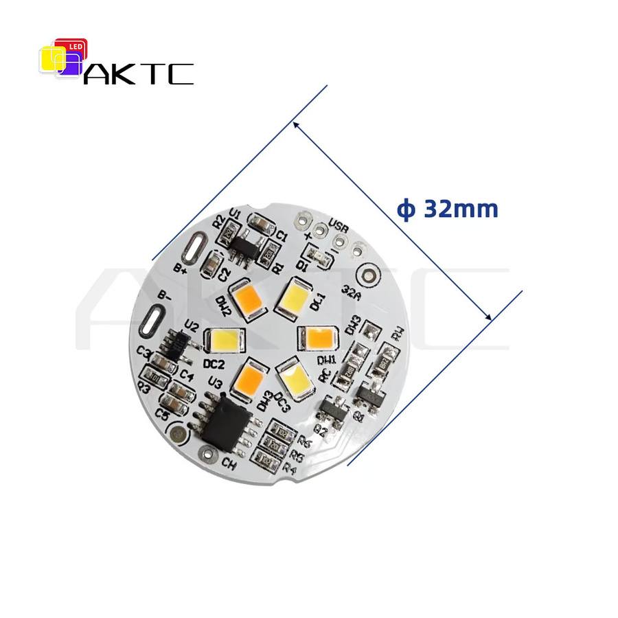 Ankatec Wiederaufladbare Dimmbare LED-Nachtlampe mit Touch-Steuerung und 3,7V Akku in Cool White - Bild 2