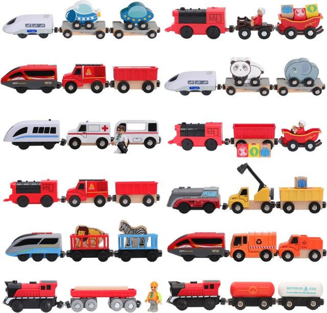 Brio Action-Lokomotive-Zug, batteriebetrieben, magnetische Verbindung - Bild 1