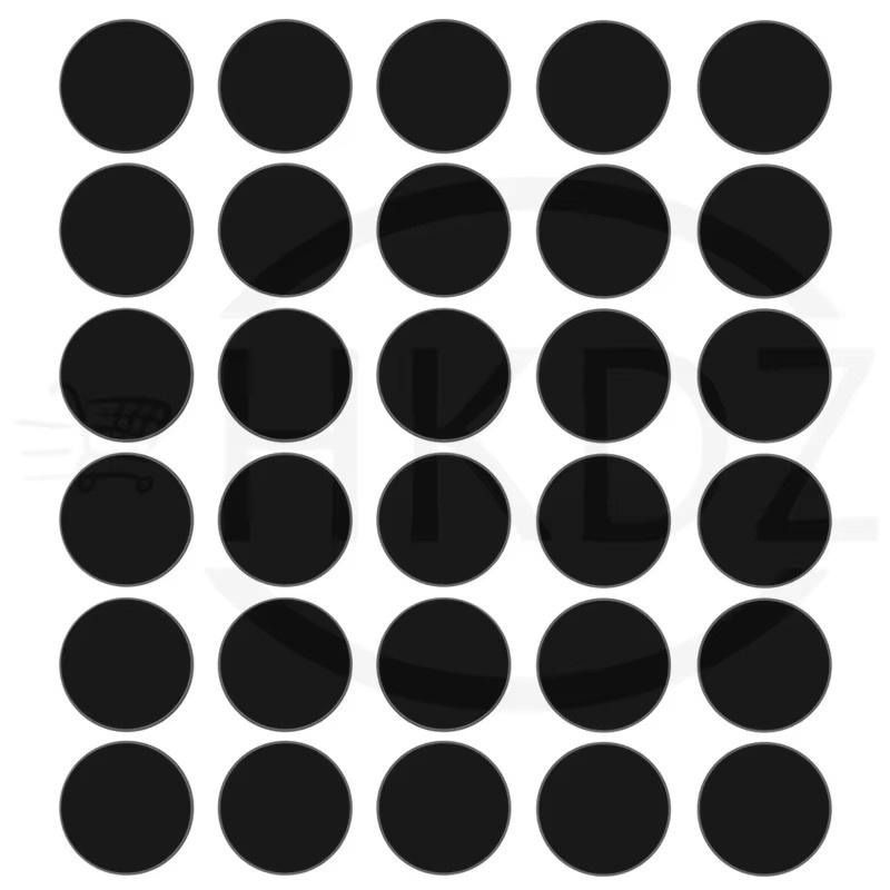 Perspex Runde Acryl-Scheiben in Schwarz, Dicke: 3 mm, Durchmesser: 20 mm bis 400 mm - Bild 3