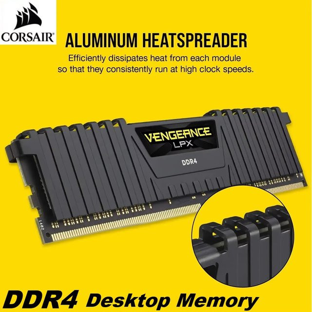 Corsair Vengeance LPX DDR4 Desktop-Arbeitsspeicher RAM Schwarz - Bild 1