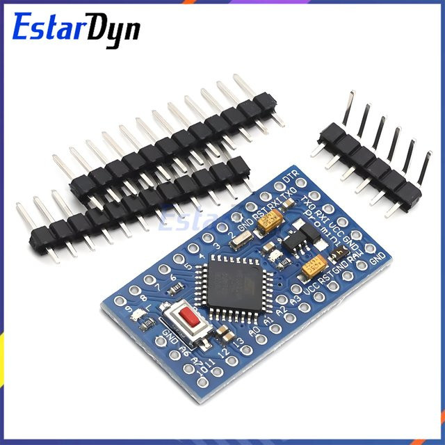 Estardyn ATMEGA328P Pro Mini Entwicklungsboard in Blau, 5V/16MHz oder 3,3V/8MHz - Bild 1