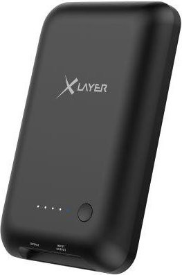 XLayer Powerbank Wireless Charger Magnetic mit 5.000 mAh und 20W PD in Black - Bild 1
