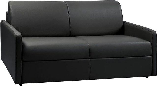 Schlafsofa Calife Vente-unique in Schwarz mit Kunstlederbezug - Bild 1