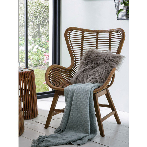 SIT Rattan Sessel in Beige mit B/H/T: 68 x 95 x 64 cm - Bild 2
