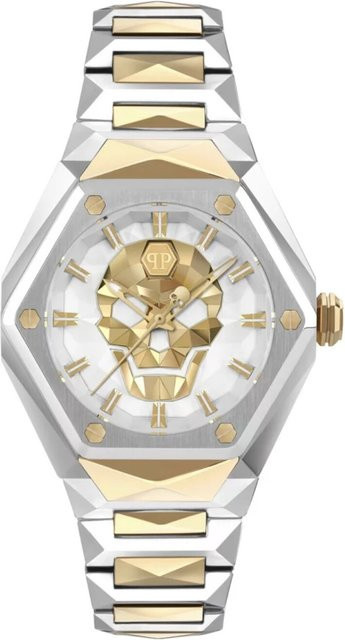Philipp Plein Damenuhr, Quarz, Edelstahl, Silber, 40 mm, 5 ATM - Bild 1