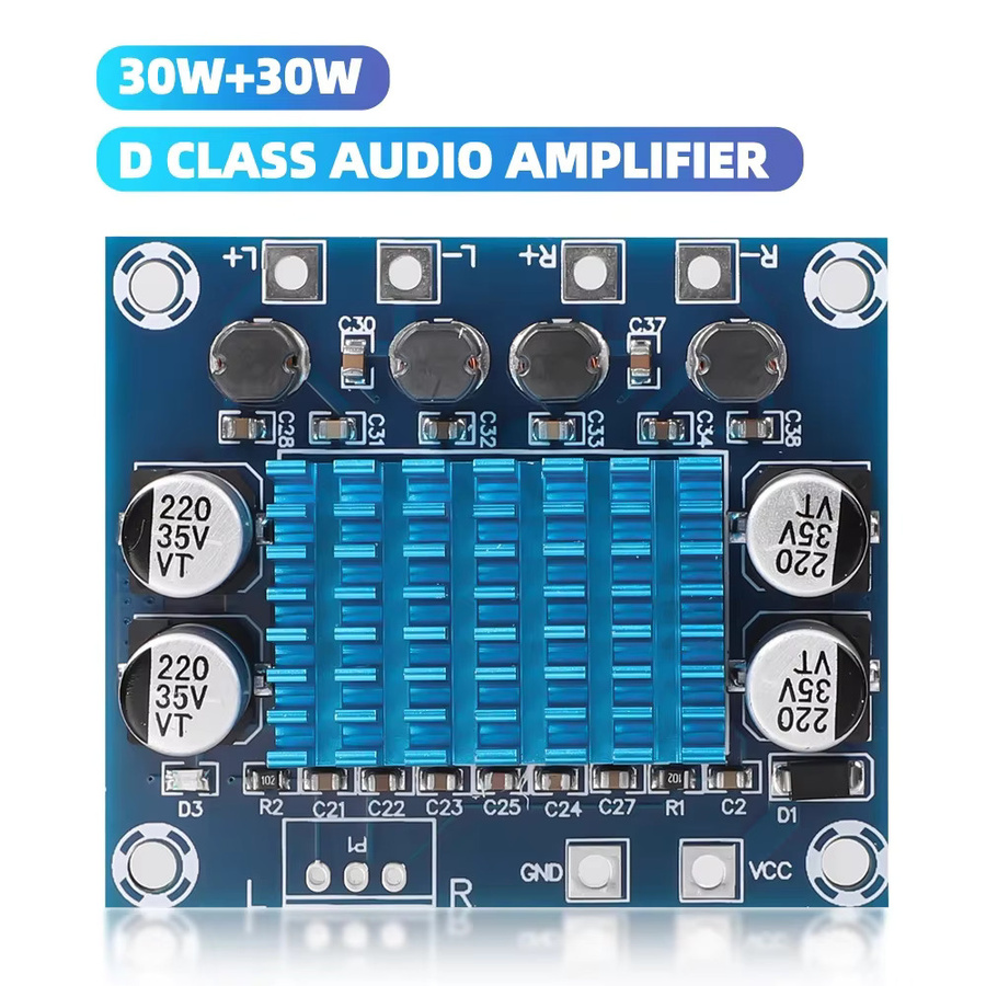 Kebidu Bluetooth Decoder Board mit 60W Digital AMP HiFi Stereo Verstärker, DC 12V MP3 WMA Audio Modul mit USB, FM Radio und Freisprecheinrichtung - Bild 5