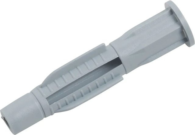 LUX-TOOLS Allzweckkragendübel aus Nylon in Grau, Durchmesser: 6 mm, Länge: 34 mm, 100 Stück - Bild 1