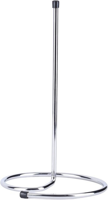 mfySpace Edelstahl Decanter Rack zum Trocknen von Rotwein-Dekantern in Weiß und Silber - Bild 1