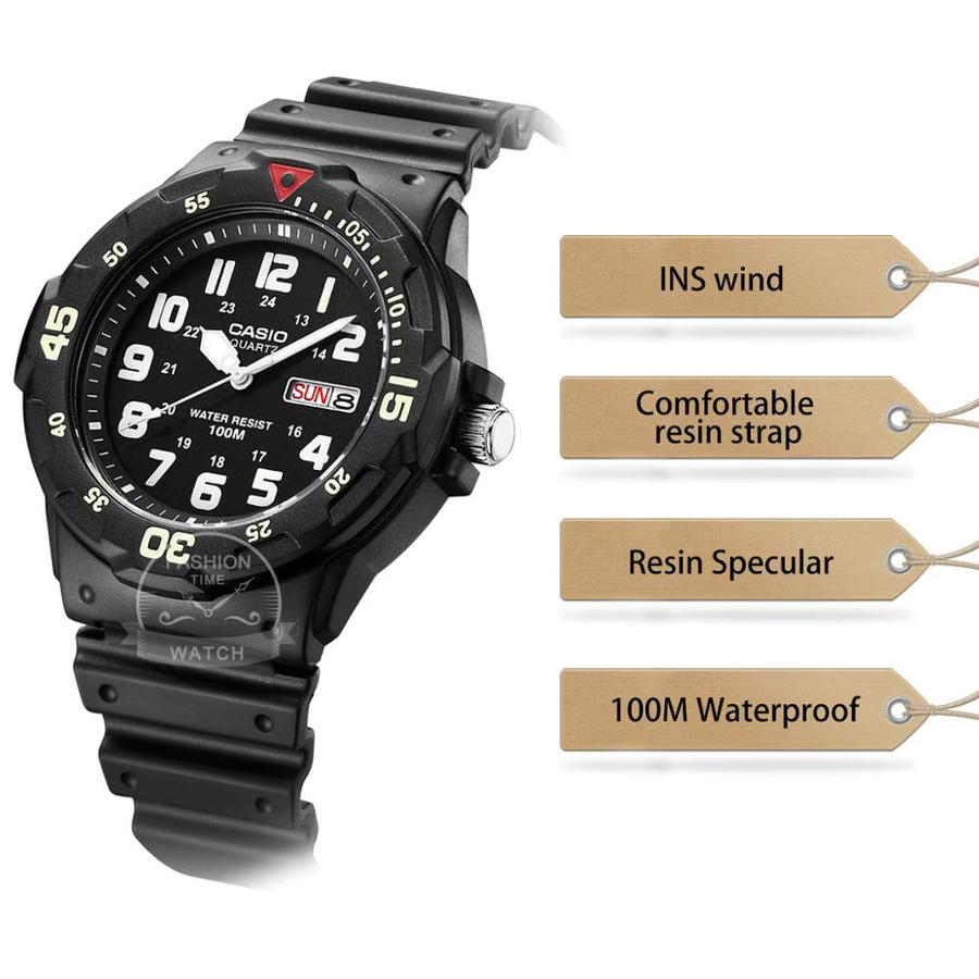 Casio Armbanduhr, Quarz, Kunststoff, Schwarz, Herren - Bild 2