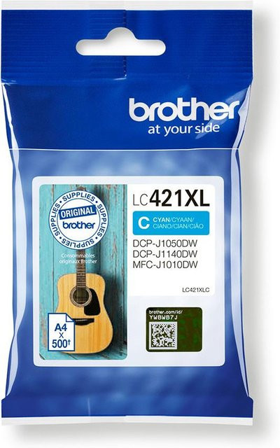 Brother Original Druckerpatrone LC-421XLC Cyan für Inkjet-Drucker - Bild 3
