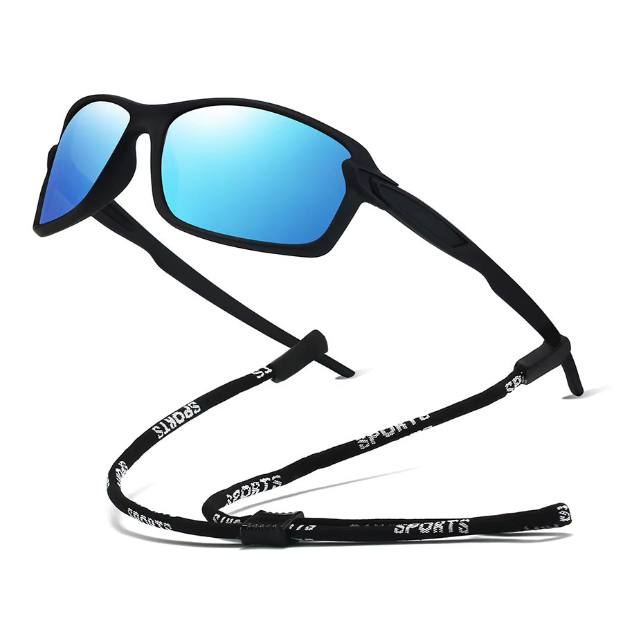 WSZ Sportsonnenbrille, Vollrand, Kunststoff, Schwarz, Unisex - Bild 2