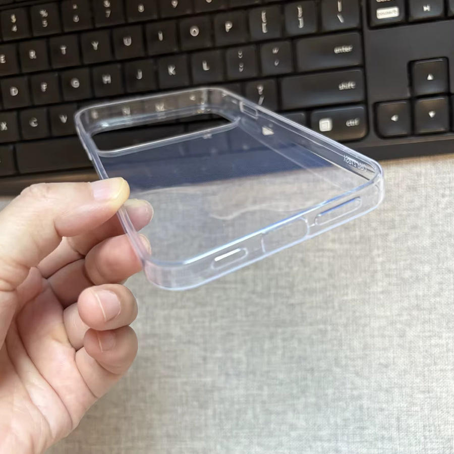 Transparente magnetische Handyhülle mit DIY-Loch für iPhone XR bis 17 Pro - Bild 2