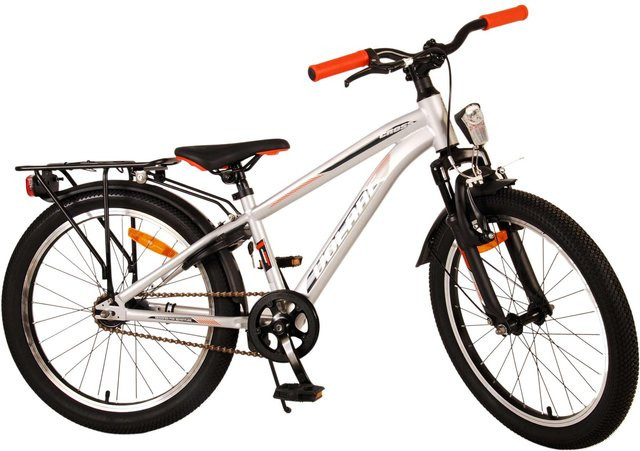 TPFSports Cross Kinderfahrrad, 20 Zoll, Silber, Rücktritt, Handbremse - Bild 1