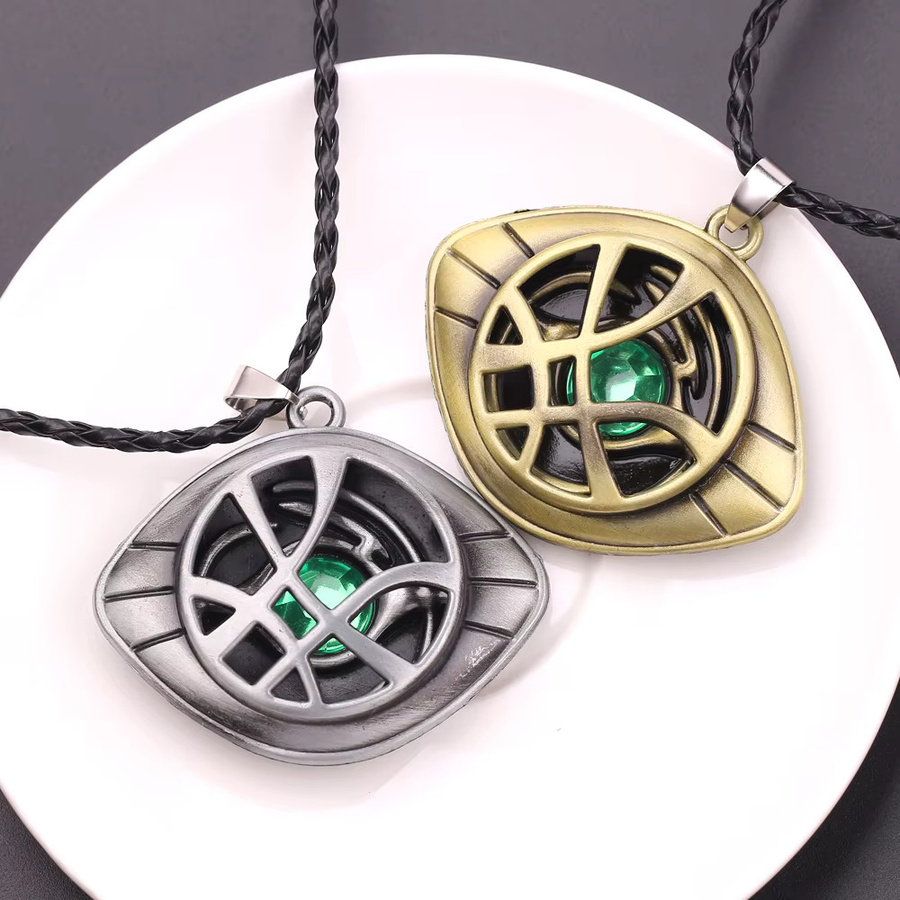TAKARA TOMY Halskette, Auge des Agamotto Anhänger, Silber, Herren - Bild 2