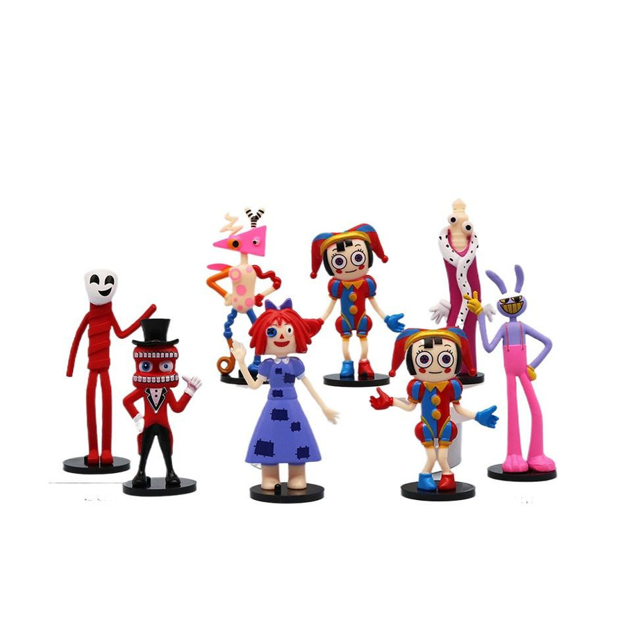 Yiran toy 1 The Amazing Digital Circus Actionfiguren 8-teiliges Set PVC - Bild 2