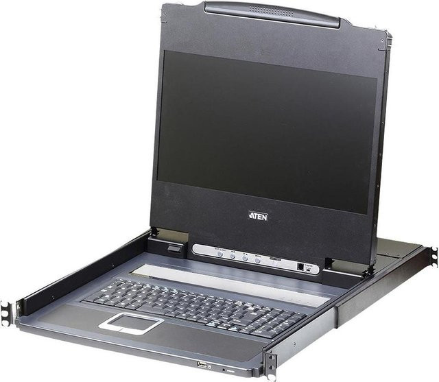 ATEN CL6700MW KVM-Konsole mit LCD, HDMI und USB-A, Full HD, US-Layout, Schwarz - Bild 1