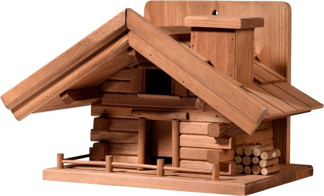 Dobar Vogelhaus aus braunem, lackiertem und FSC-zertifiziertem Kiefernholz - Bild 1