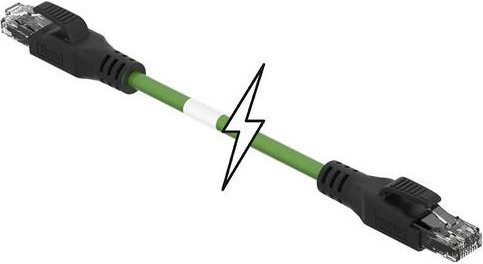 Molex 1201080273 Sensor-Aktor-Steckverbinder konfektioniert in Grün für Ethernet/LAN - Bild 1