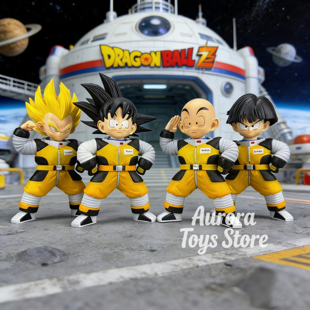 Bandai Dragon Ball Z Astronaut Goku Gohan Vegeta, Actionfigur, Weltraum - Bild 1