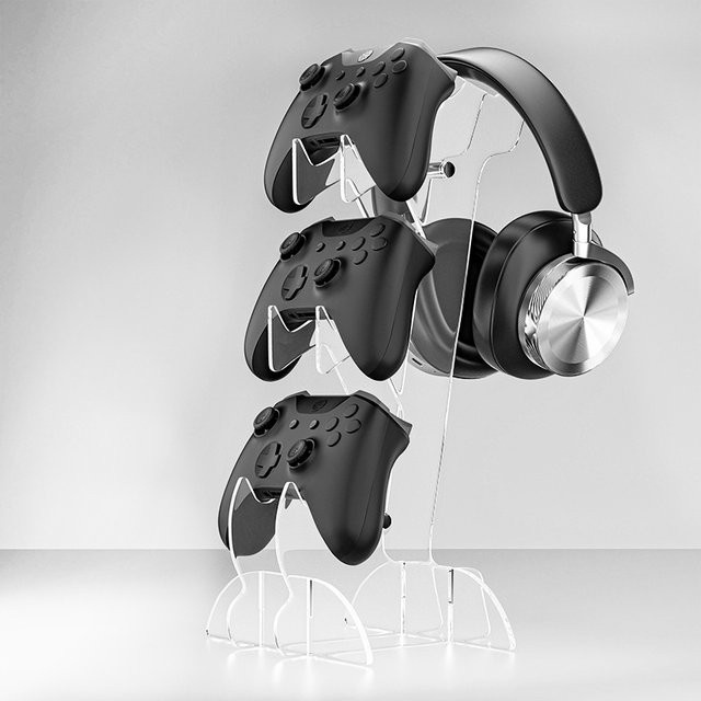 LOKPAD Universalhalterung in Weiß für PS5, PS4 und Nintendo Switch zur Aufbewahrung von Controllern und Kopfhörern - Bild 1