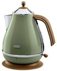 De'Longhi Icona Vintage Wasserkocher KBOV2001.GR in Grün mit 1,7 l und 2000 W - Bild 1