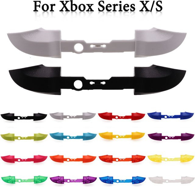 TingDong Ersatz LB RB Stoßstangen Tasten in Schwarz für Xbox Series S und Xbox Series X Controller - Bild 1