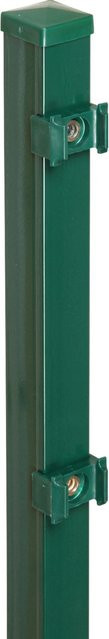 FLORAWORLD Zaunpfosten Classic aus Stahl in Grün, B/T/H: 4 x 4 x 150 cm - Bild 1