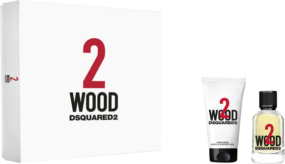 Dsquared2 2 Wood Set, Eau de Toilette, 30 ml, Duschgel, 50 ml, Herren - Bild 1