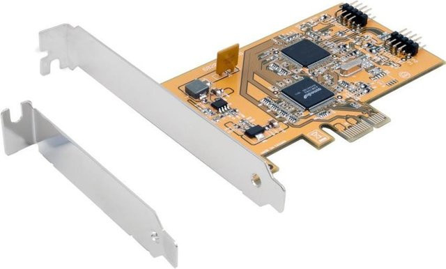 EXSYS EX-11057 USB Expansion Card PCIe mit USB-C Schnittstellenadapter in Multicolor - Bild 1